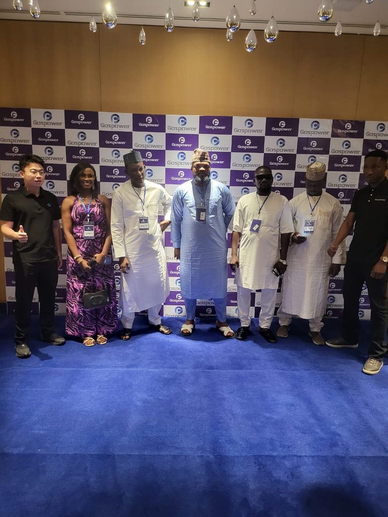 delegates and stakeholders pose at the gospower energy event